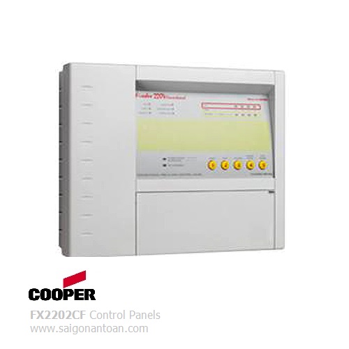 Trung tâm điều khiển báo cháy 2 zone COOPER FX2202CF Trung tâm điều khiển báo cháy 2 zone COOPER FX2202CF