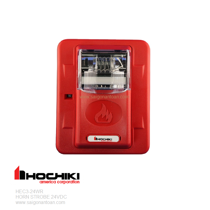 Còi đèn chớp báo cháy kết hợp HOCHIKI HEC3-24WR Còi đèn chớp báo cháy kết hợp HOCHIKI HEC3-24WR