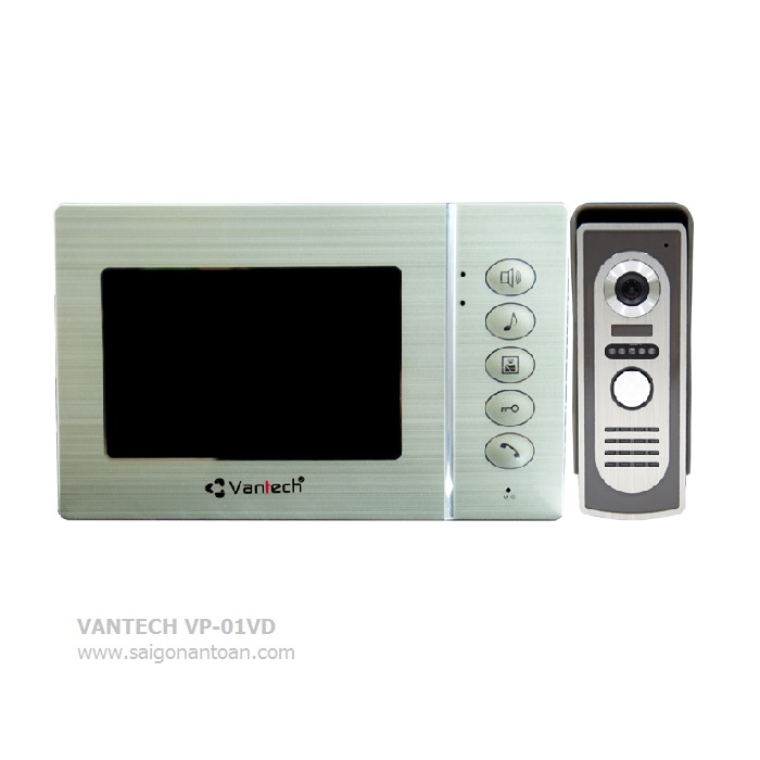 Màn hình chuông cửa VANTECH VP-01VD Màn hình chuông cửa VANTECH VP-01VD