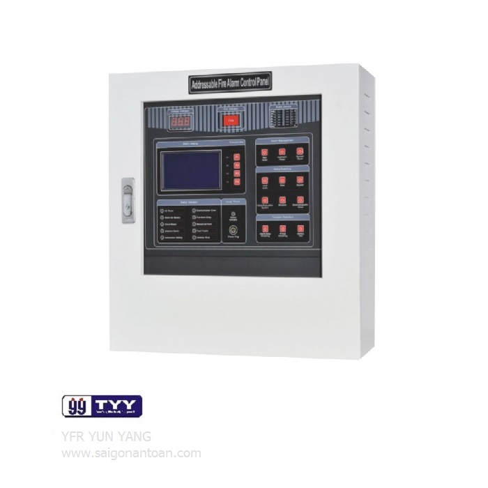 Trung tâm báo cháy địa chỉ 1 loop YUNYANG YFR-1 Trung tâm báo cháy địa chỉ 1 loop YUNYANG YFR-1