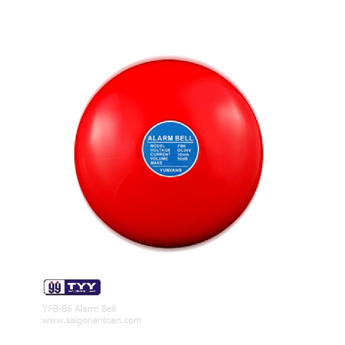 Chuông báo cháy 6 inch 90dB YUNYANG YFB-B6 Chuông báo cháy 6 inch 90dB YUNYANG YFB-B6