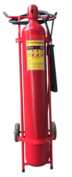 Bình chữa cháy xe đẩy khí CO2 30kg Bình chữa cháy xe đẩy khí CO2 30kg